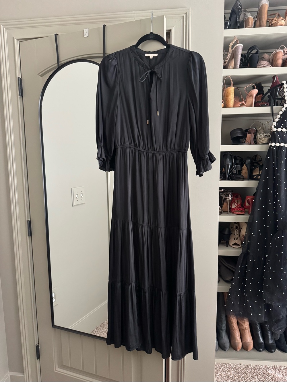 Skies Are Blue BLACK ankle dress